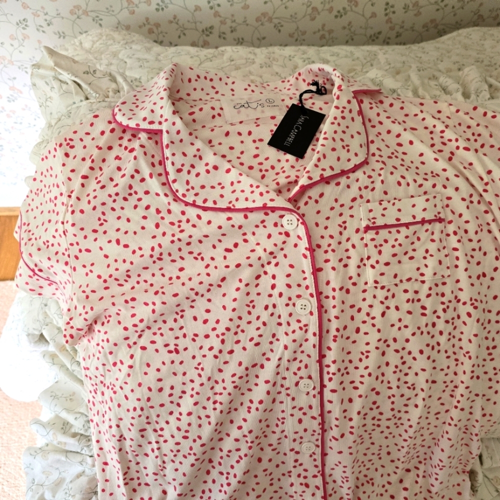 Confetti print L summer pjs by Sara Campbell